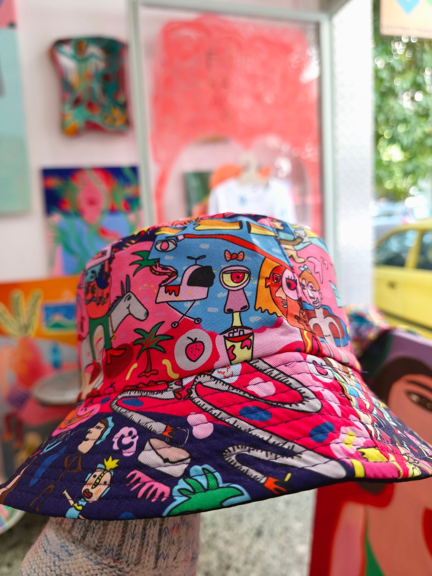 Bucket hat digital drawing