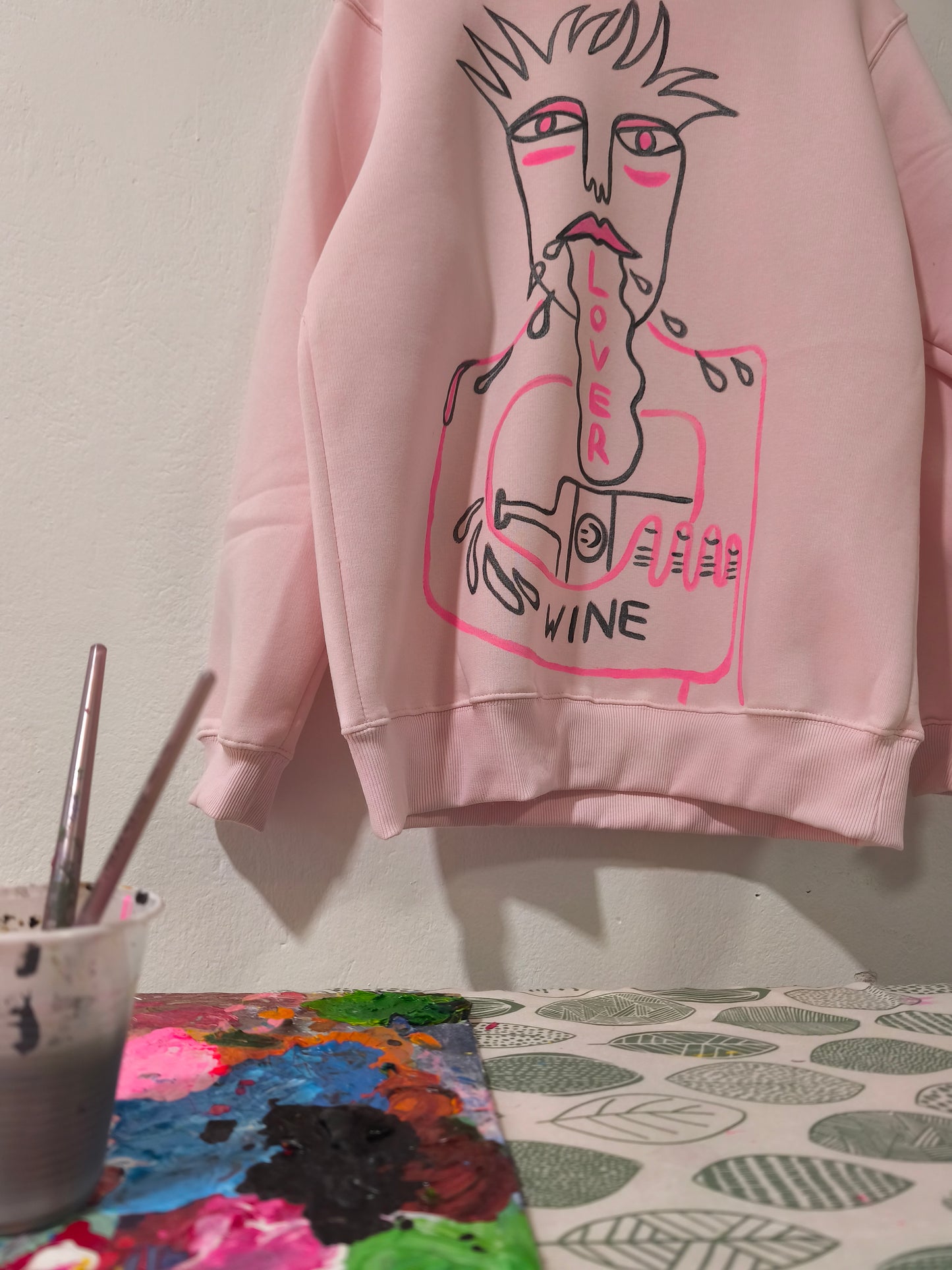 Wine lover sweater