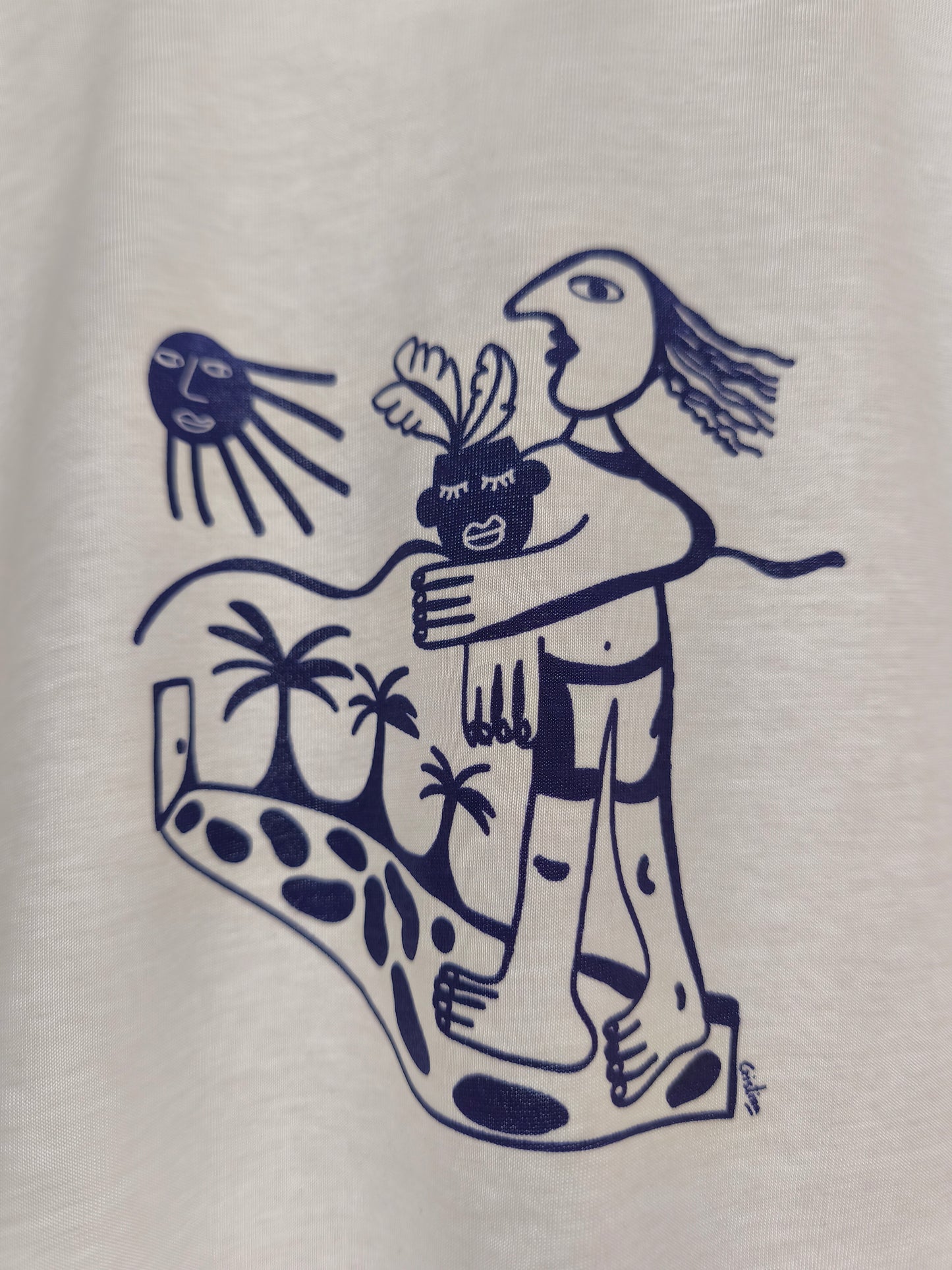 Spring girl T-Shirt is here 🌞 Blue crop top