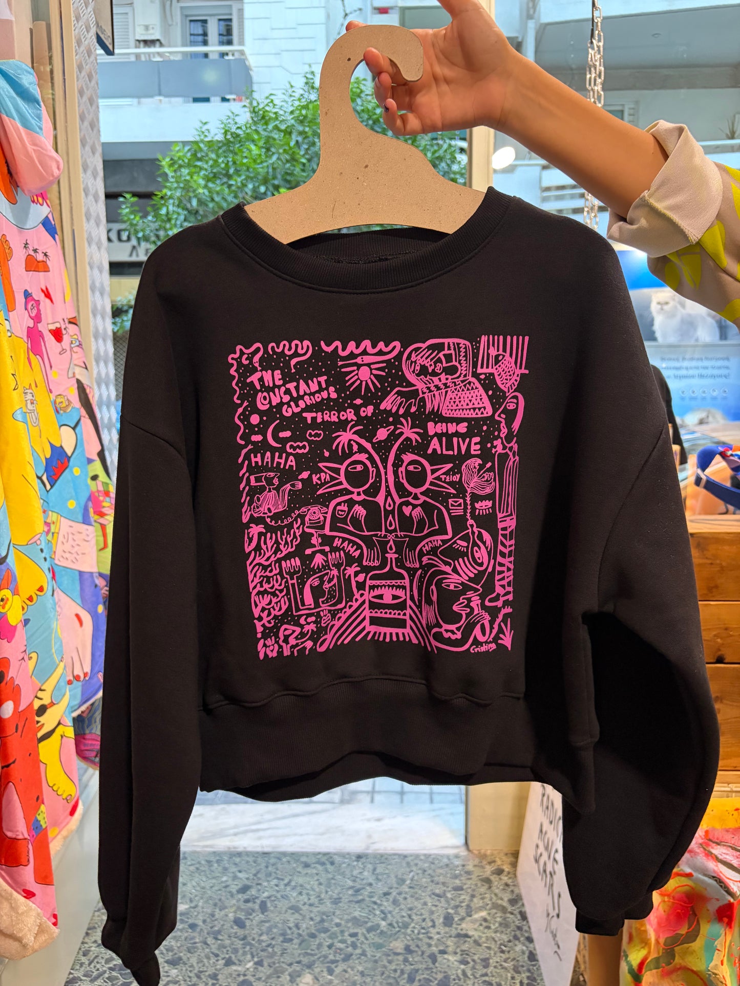 Crop Sweater Alive