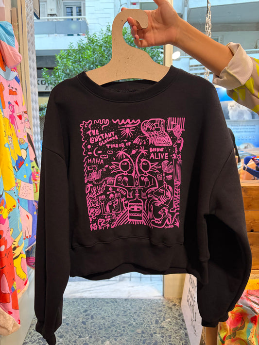 Crop Sweater Alive