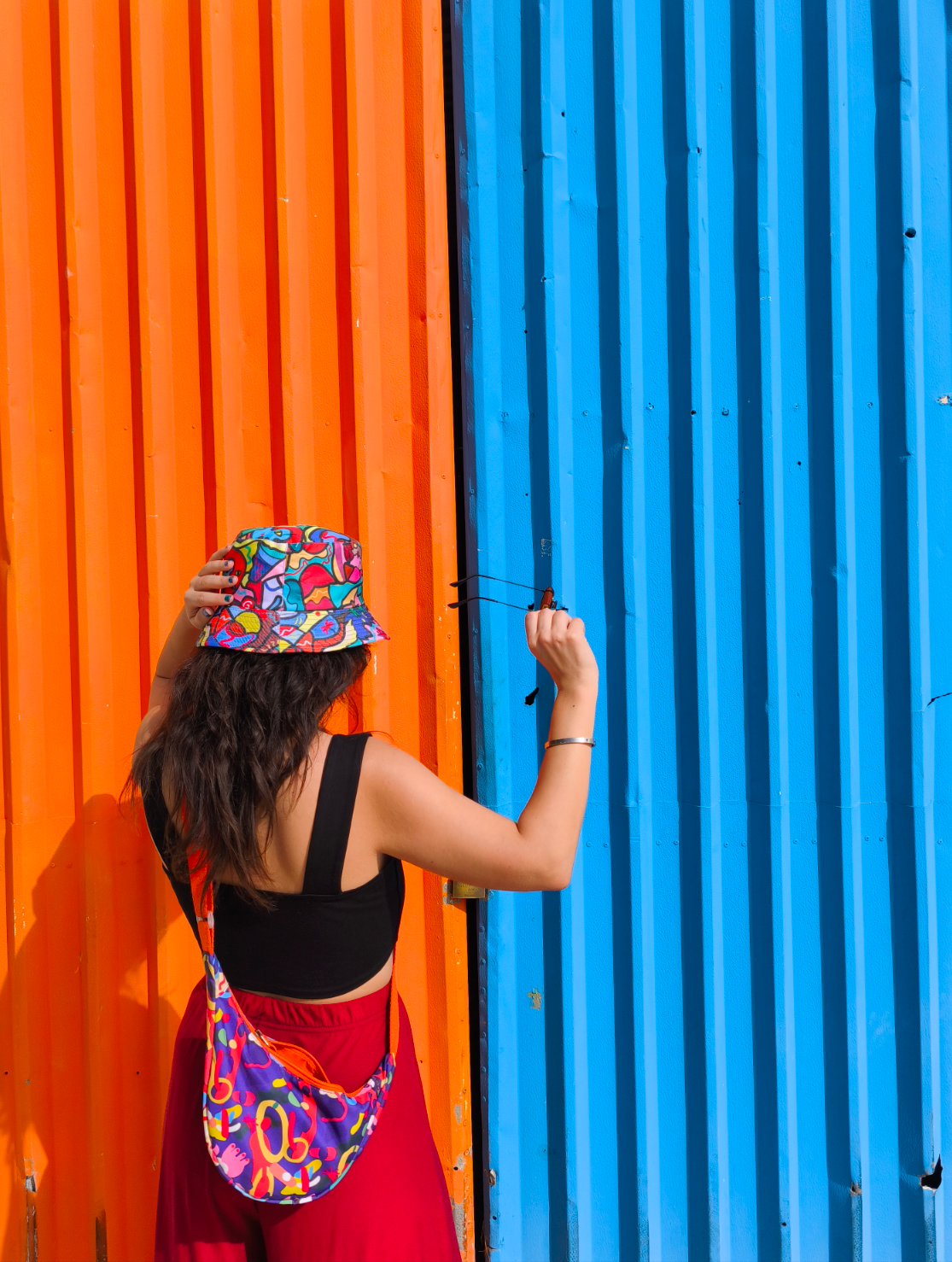 Bucket hat painting