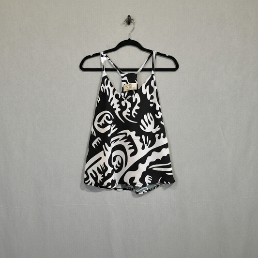 Lunar Dogs Art Print Top – Unique Illustrated Design