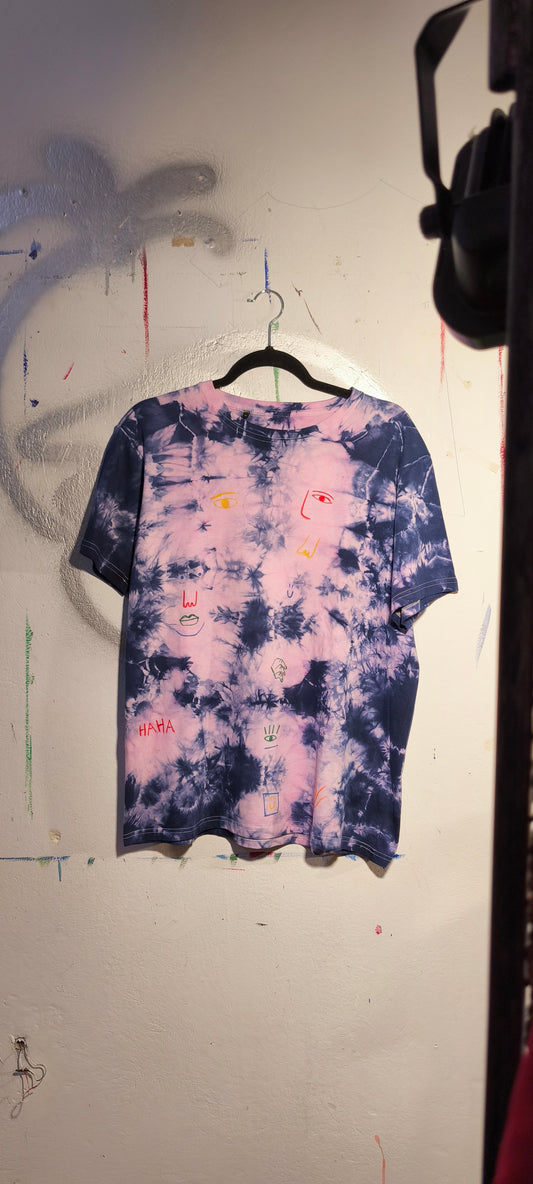 Tie dye faces