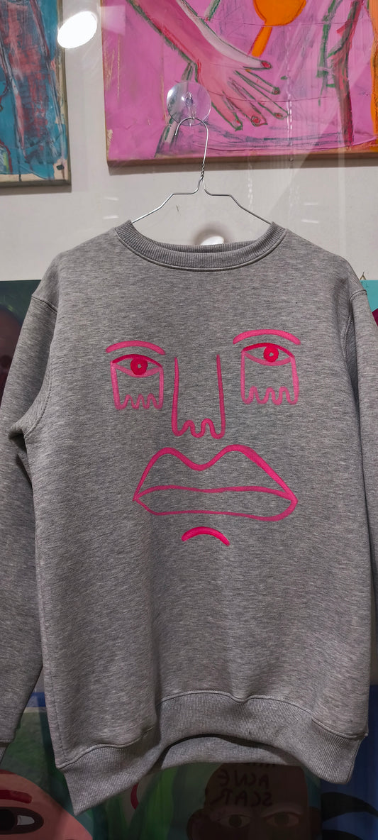 Face in grey