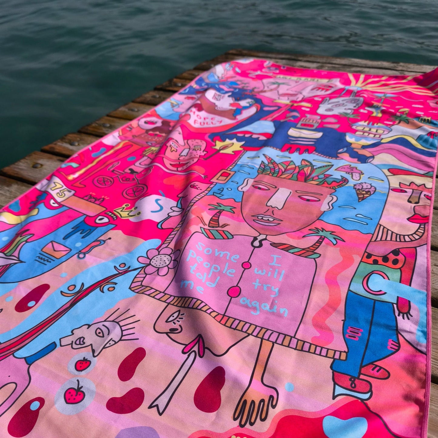 Microfiber beach towel