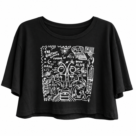 Alive Οversized Crop Top