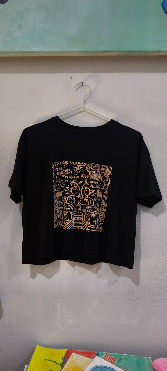 ALIVE Crop Black