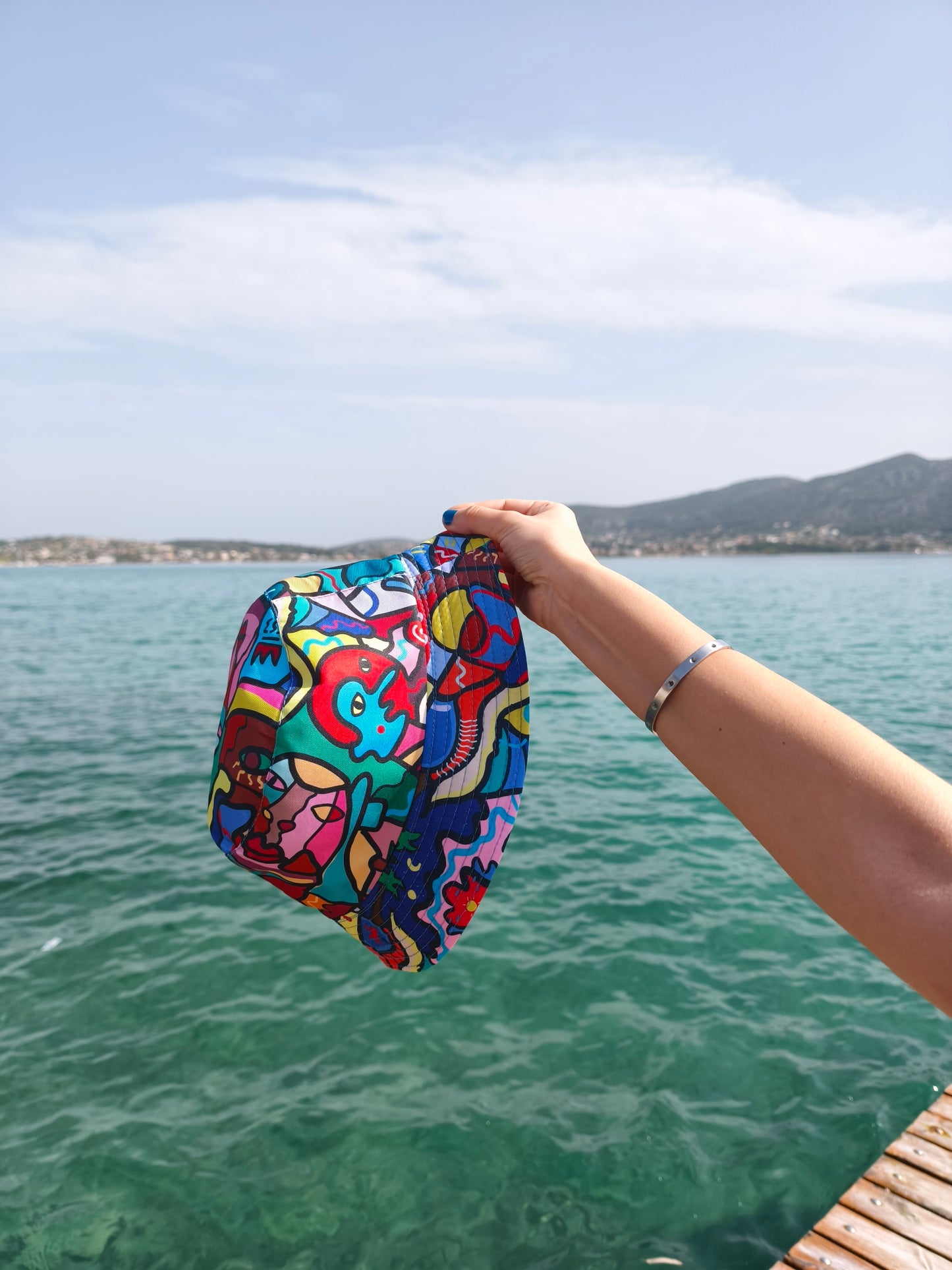 Bucket hat painting