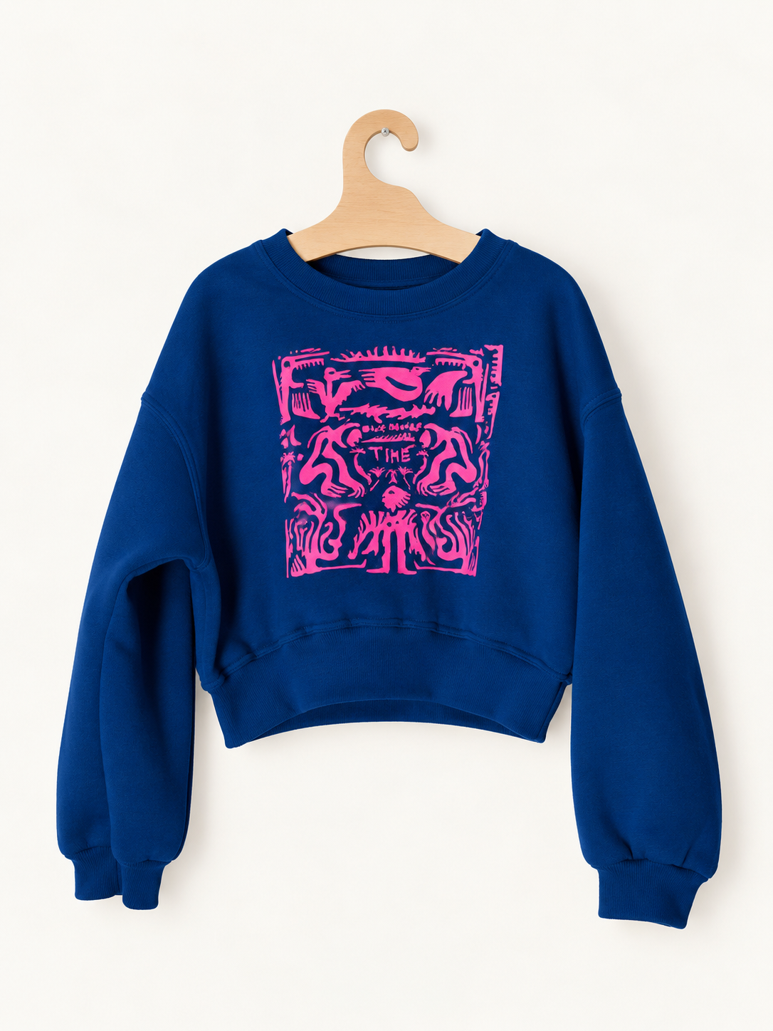 Crop Sweater One more time Cropped Sweater