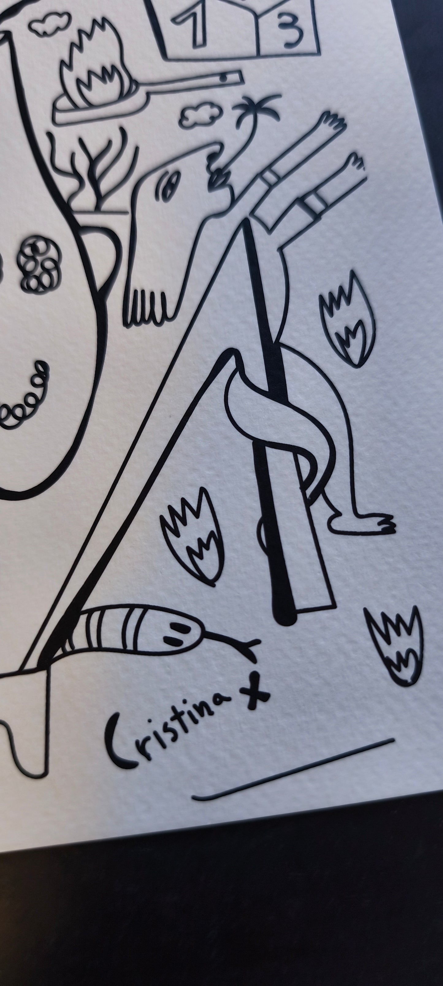 Colouring poster
