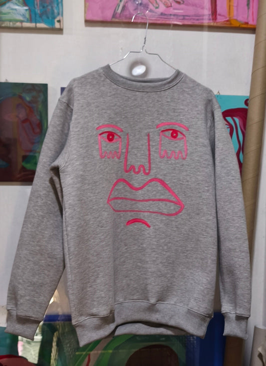 Face in grey