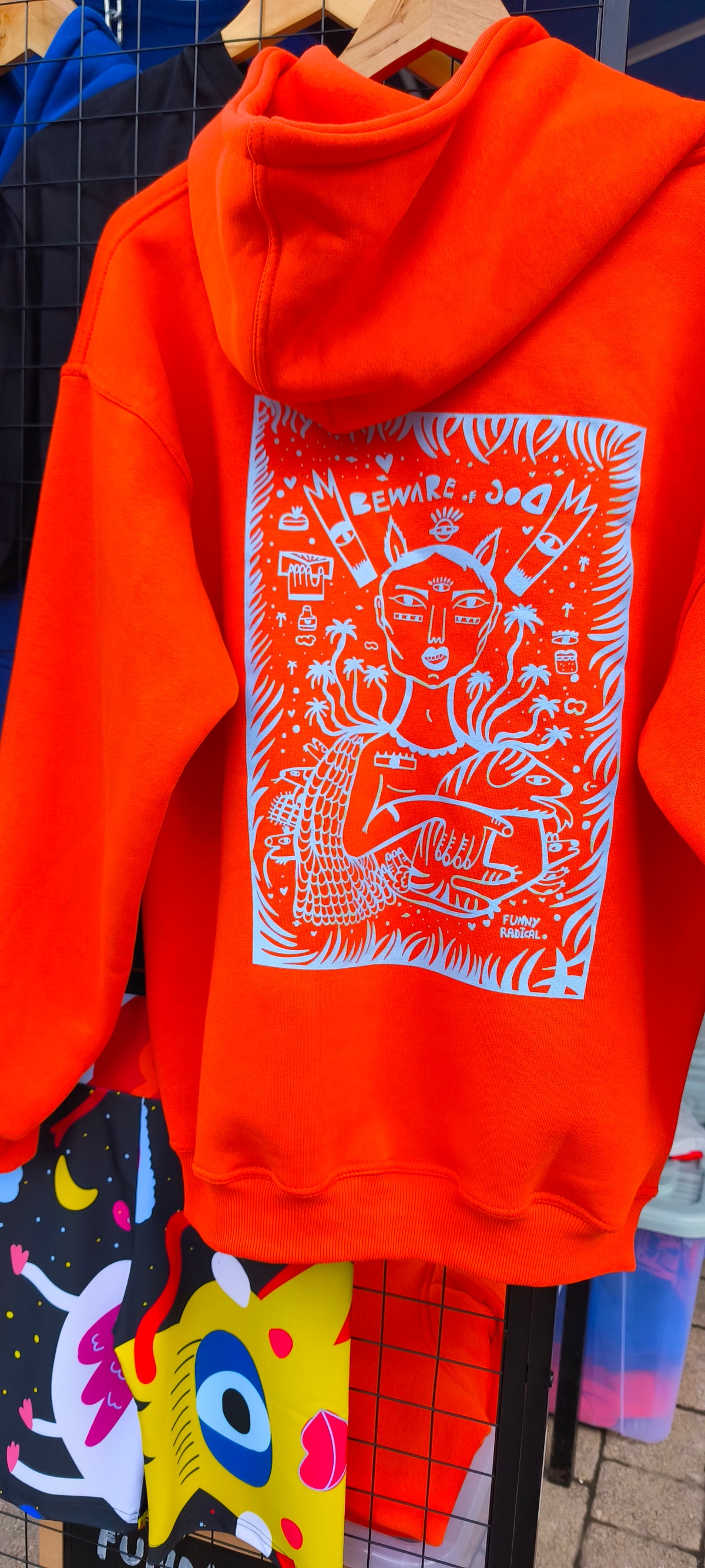 Hoodie Beware of the dog 🧡