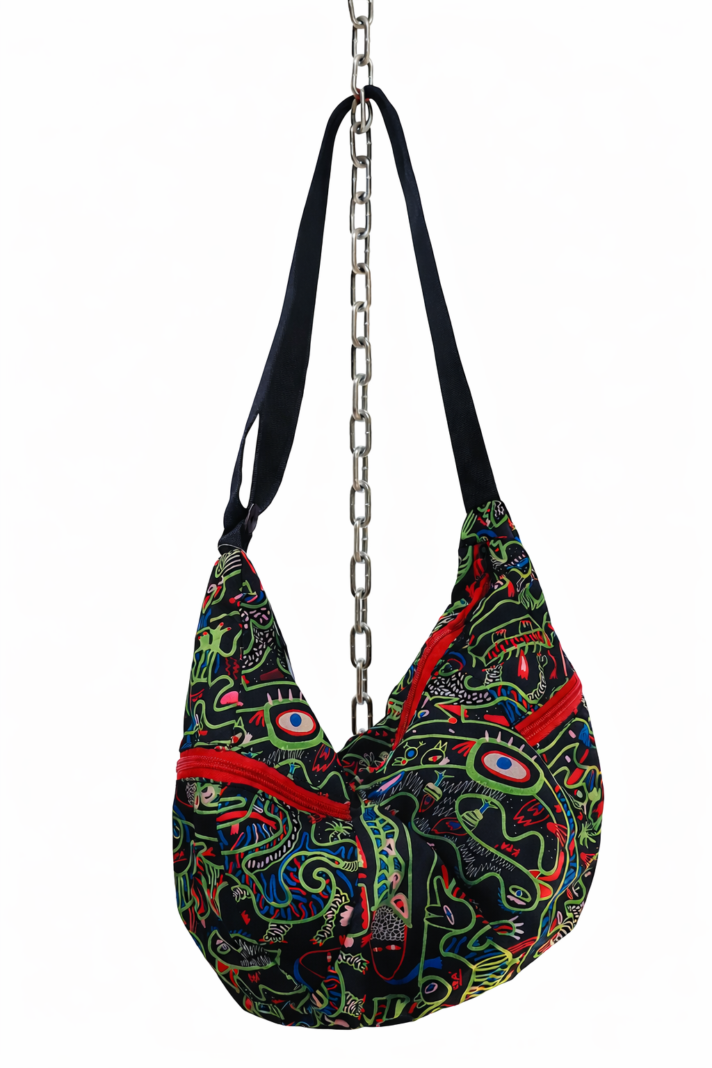 Galaxy Large Banana Cross Bag