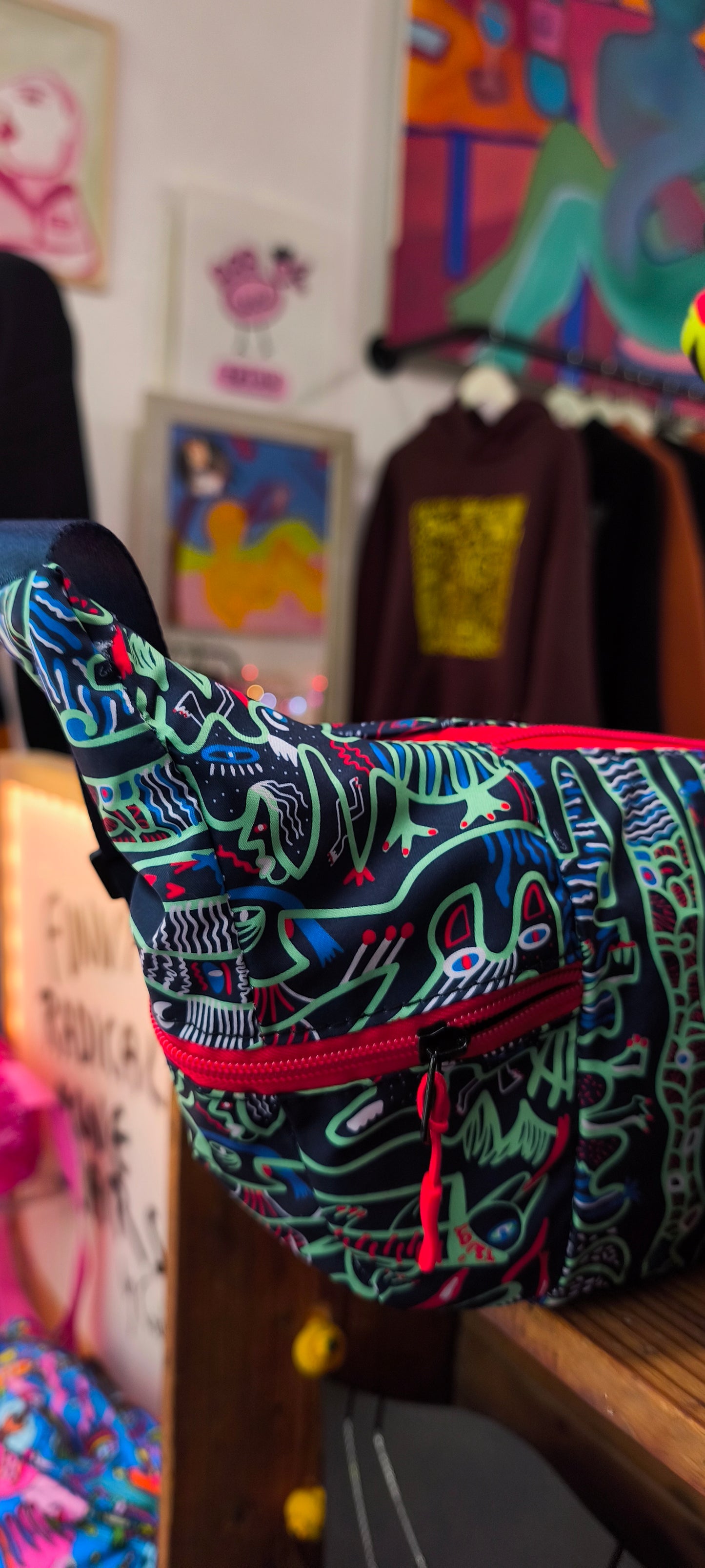 Galaxy Large Banana Cross Bag