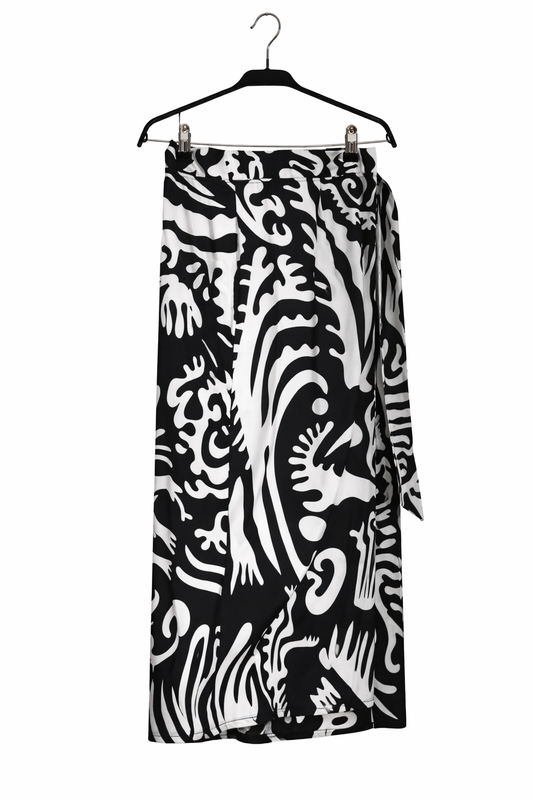 Lunar dogs wrap skirt