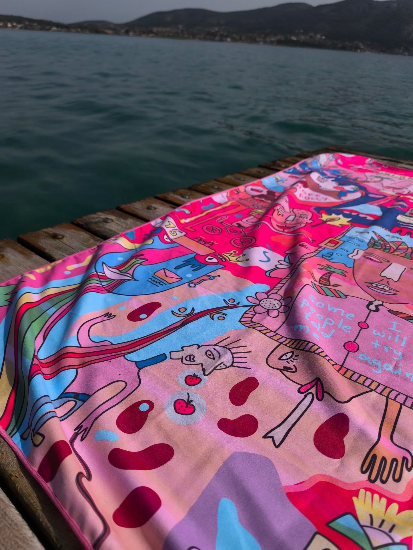 Microfiber beach towel