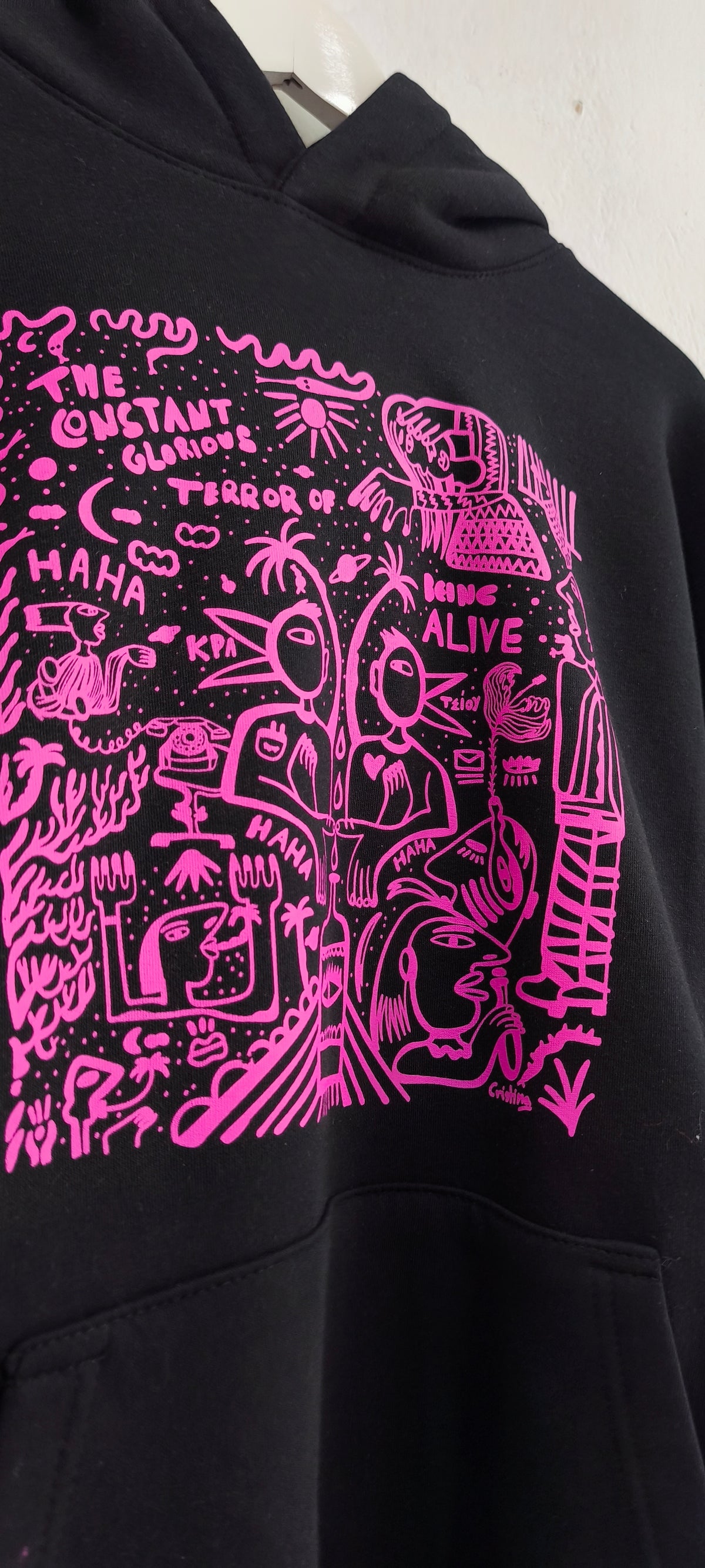 Alive Art Print Hoodie – Unique Illustrated Design