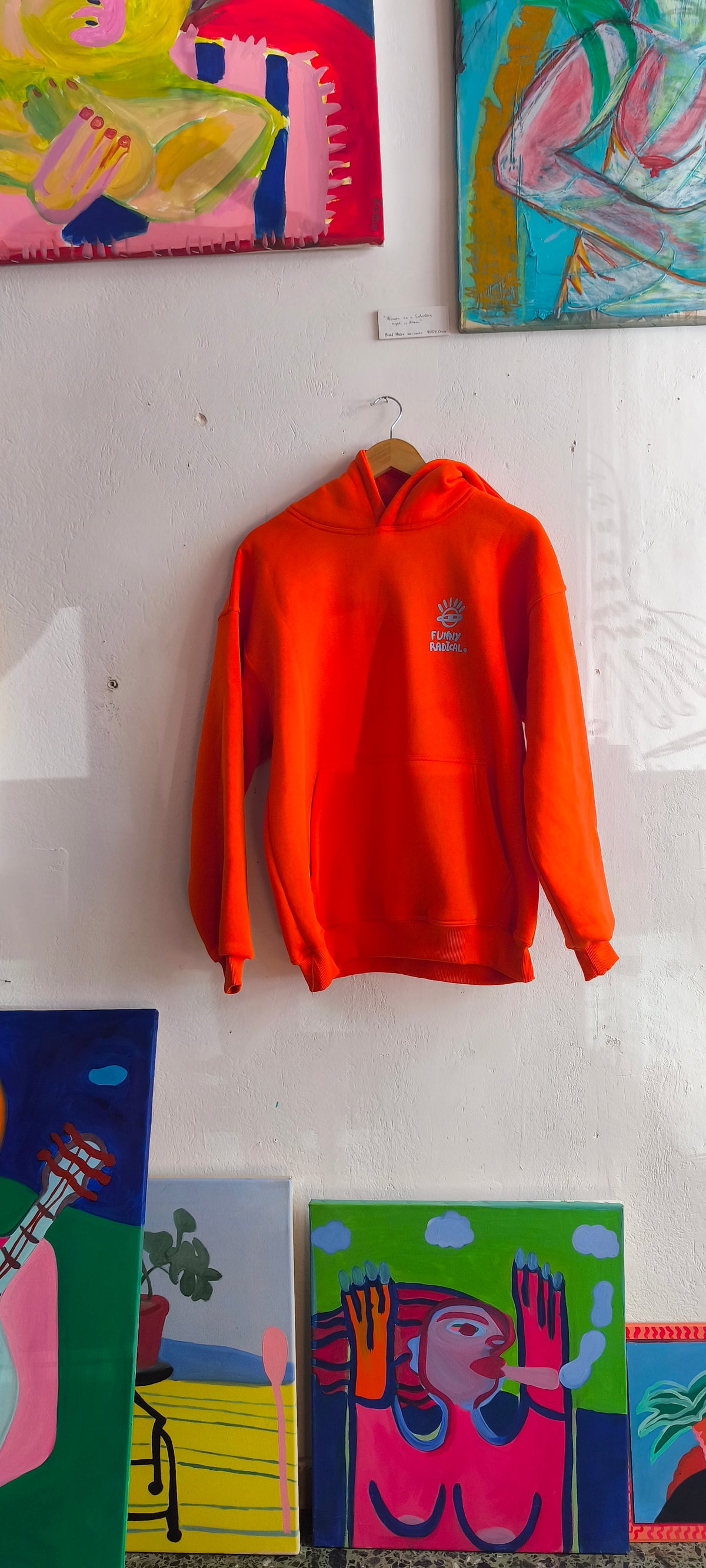 Hoodie Beware of the dog 🧡